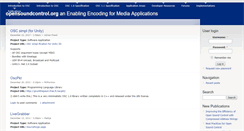 Desktop Screenshot of opensoundcontrol.org